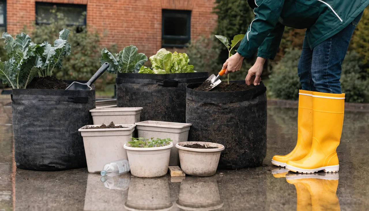 Containers and Grow Bags